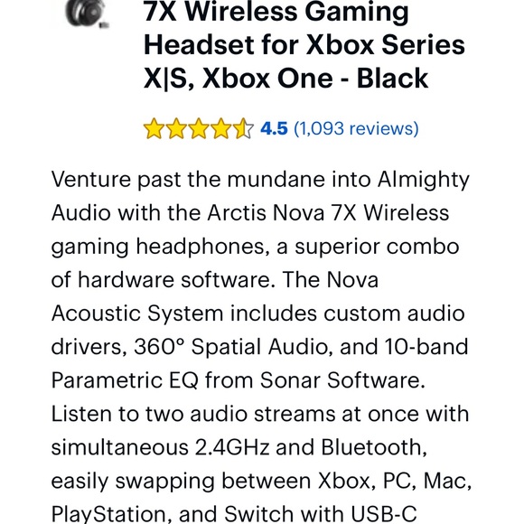 Steelseries Xbox Arctic Nova 7x wireless - Picture 9 of 14